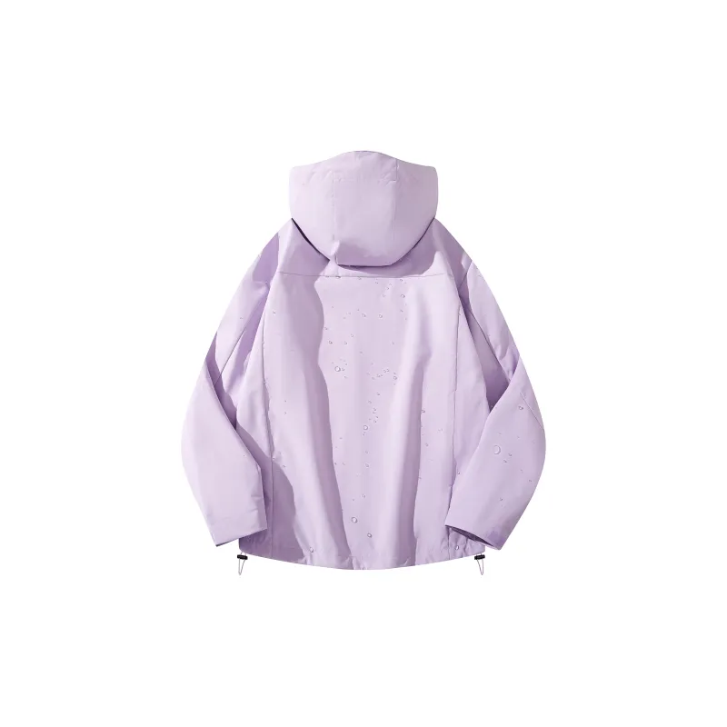 BOBBY ABLEY Water-Resistant Windproof Wear-Resistant Windbreaker Jacket Unisex Dragon Scales Yellow-8