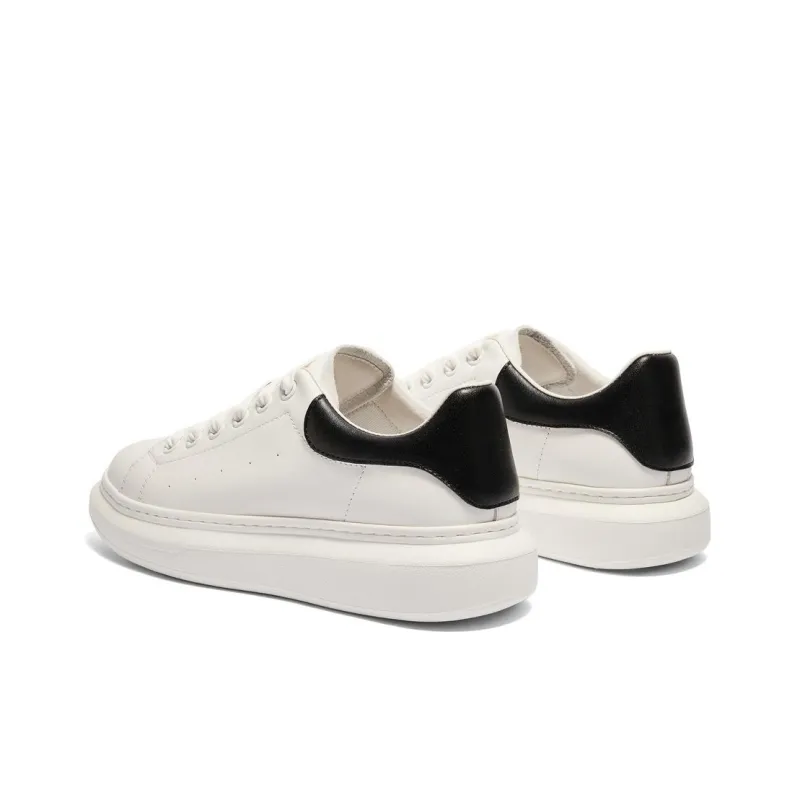 Senda Waterproof Low-Top Skateboard Shoes Men's White-3