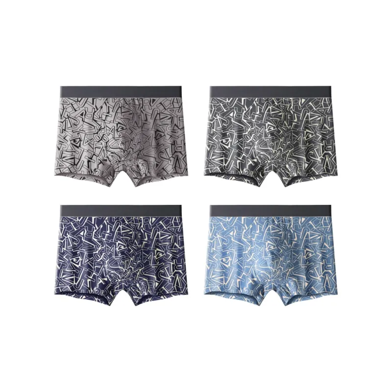 PLANDOO Underpants Men's 4 Pack-18