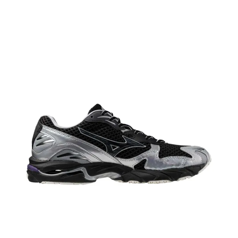 Mizuno Wave Rider 10 Abrasion-Resistant Low-Top Training Shoes Unisex Black-1