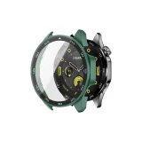 Green & with Measurements[GT4 46mm]Tempered Glass Screen Protector with Integrated Case