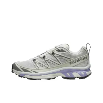 SALOMON XT 6 Abrasion Resistant Low Top Running Shoes Unisex Gray Purple