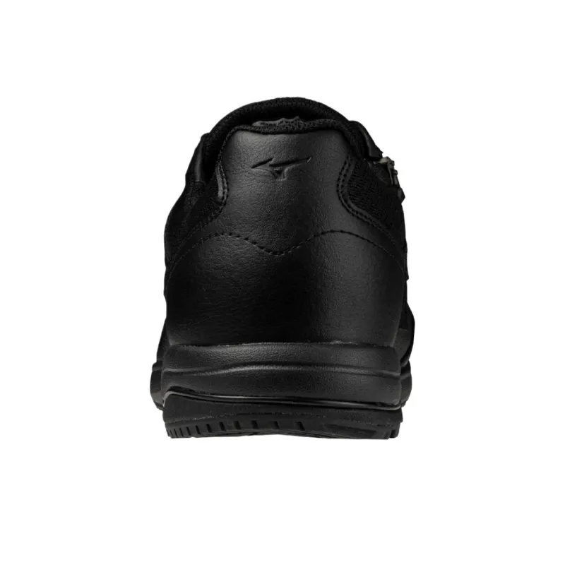 Mizuno Abrasion Resistant Low Top Hiking Shoes Unisex Pitch Black-4