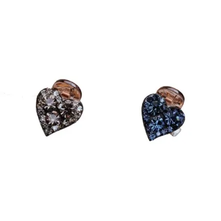 ZWU Acrylic Crystal Hair Clips Women's-49
