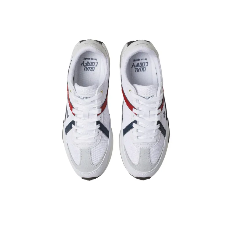 Le Coq Sportif Anti Slip Wear Resistant Low Top Casual Shoes Unisex White-2