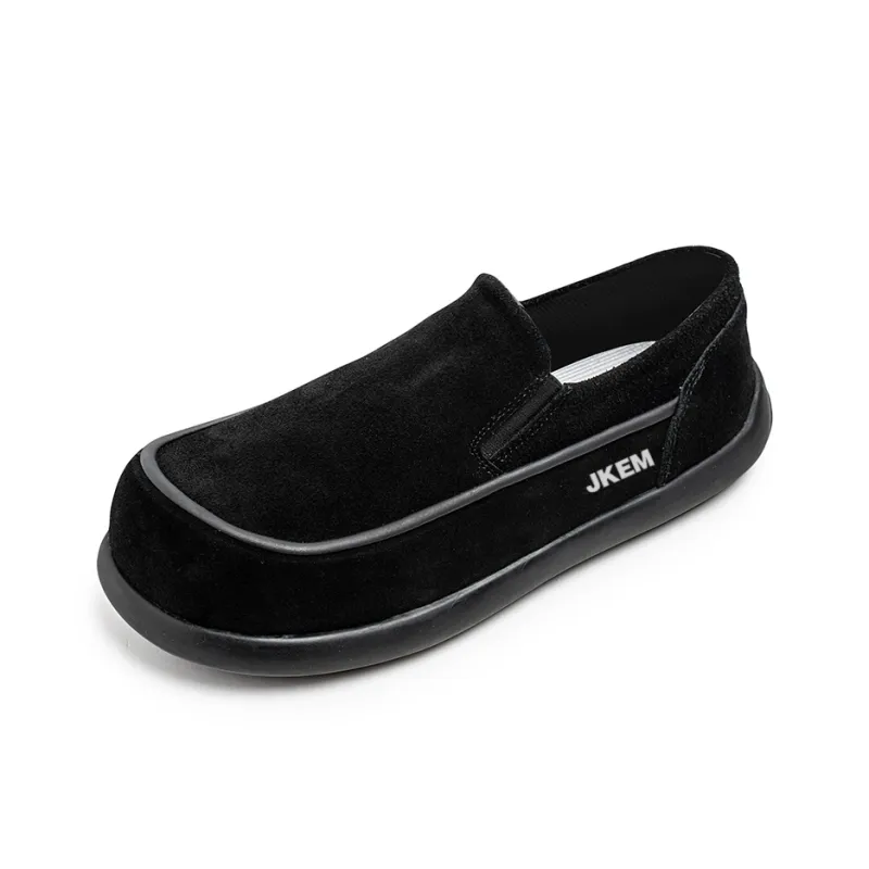 JKEM Men's Casual Shoes Men Low Top Black/Khaki/Chestnut-1