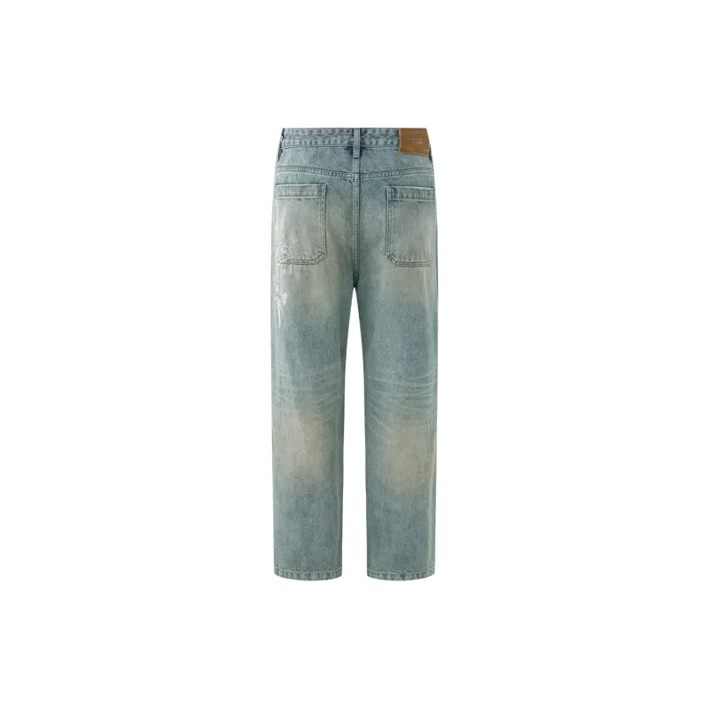 CHINISM Jeans Unisex Washed Blue-1