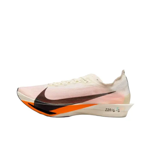 Nike STREAKFLY Cushioning Slip Resistant Breathable Rebound Low Top Running Shoes Men's White Black