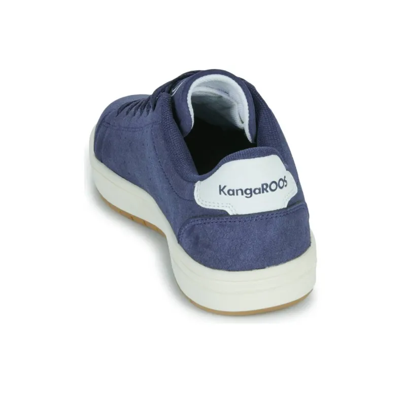 KangaROOS Anti-Slip Wear-Resistant Low-Top Skateboard Shoes Men's Blue-4
