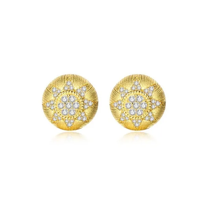 CARAT'S DIARY S925 Silver Stud Earrings Women's-0