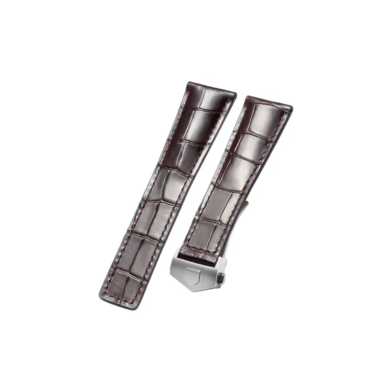 MILANQIAN M&Q Watch Band TAG Heuer Compatibility 204mm Cowhide Leather Material-17