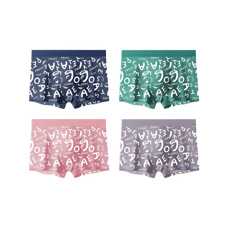 PLANDOO Underpants Men's 4 Pack-12