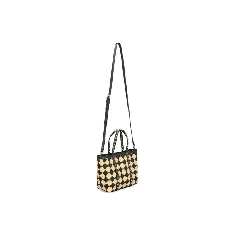 Valentino GARAVANI Polyamide Tote Bag Shopping Bag Shoulder Bag Crossbody Bag Handbag Women's Beige-2