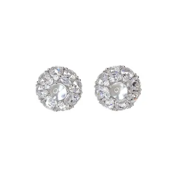 CARAT'S DIARY S925 Silver Stud Stud Earrings Women's