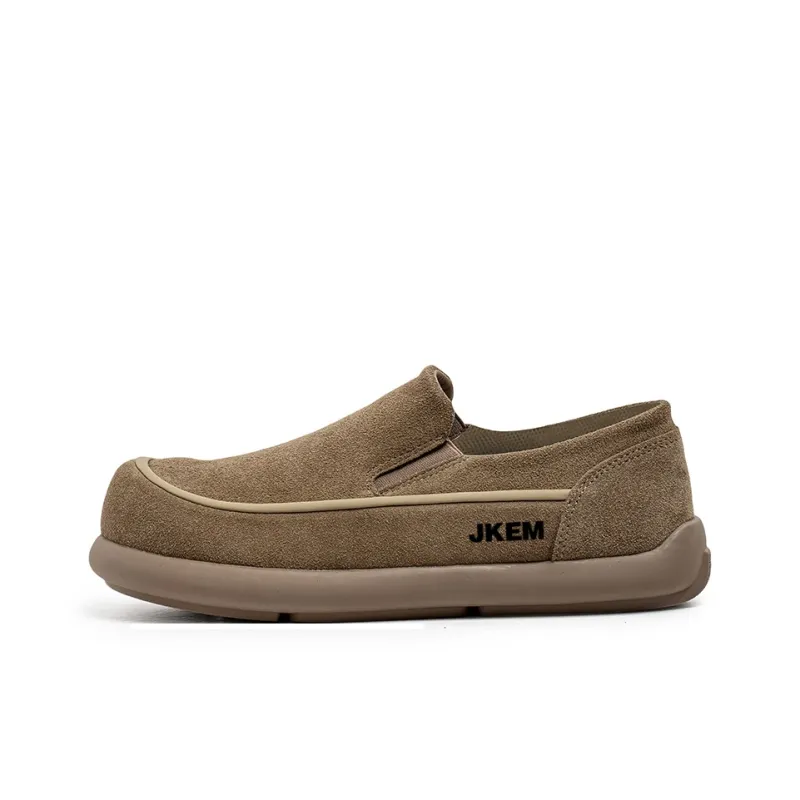 JKEM Men's Casual Shoes Men Low Top Black/Khaki/Chestnut-10