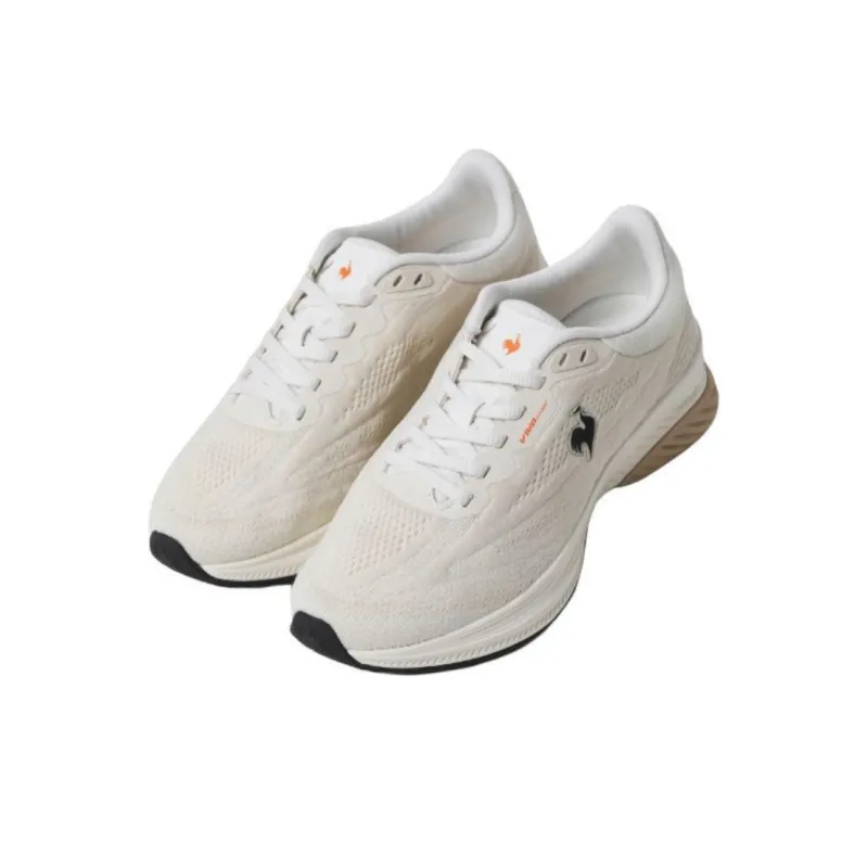 Le Coq Sportif Anti Slip Wear Resistant Low Top Running Shoes Unisex Beige-1