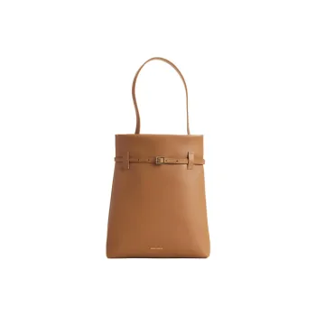 Manu Atelier Cow Leather Handbag Shoulder Bag Women's Tan