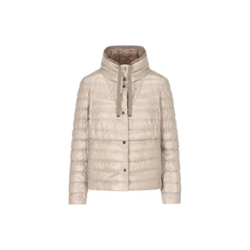 HERNO Quilted High Neck Reversible Coat-1