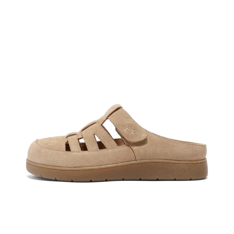 Senda Rubber Sole Abrasion-Resistant Wrap-toe Slippers Women's-8