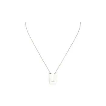 TOM WOOD Square Pendant Necklace