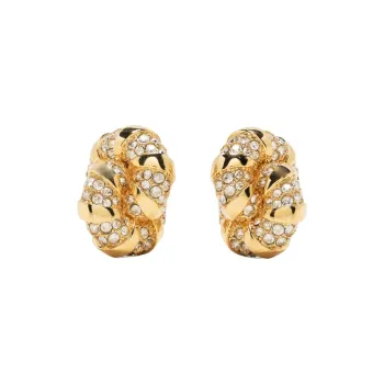 Lanvin Glass Earrings Women's Gold