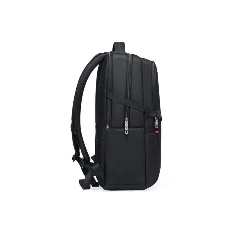 OIWAS Fabric Backpack Unisex Black-4