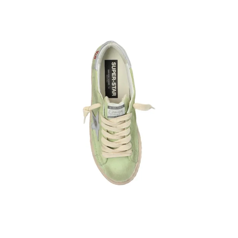 Golden Goose Super-Star Low-Top Skateboard Shoes Men's Green-4