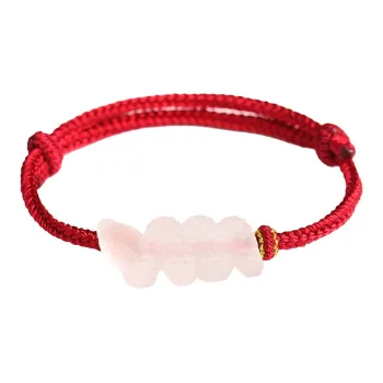 Five square Crystal House Crystal Bracelets Unisex