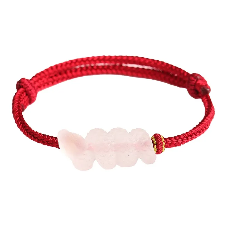 Five square Crystal House Crystal Bracelets Unisex-0