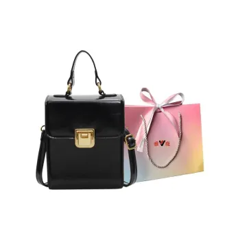 Yalu PU Crossbody Handbag Regular Women's Black/Ancora Red/Brown/Coffee