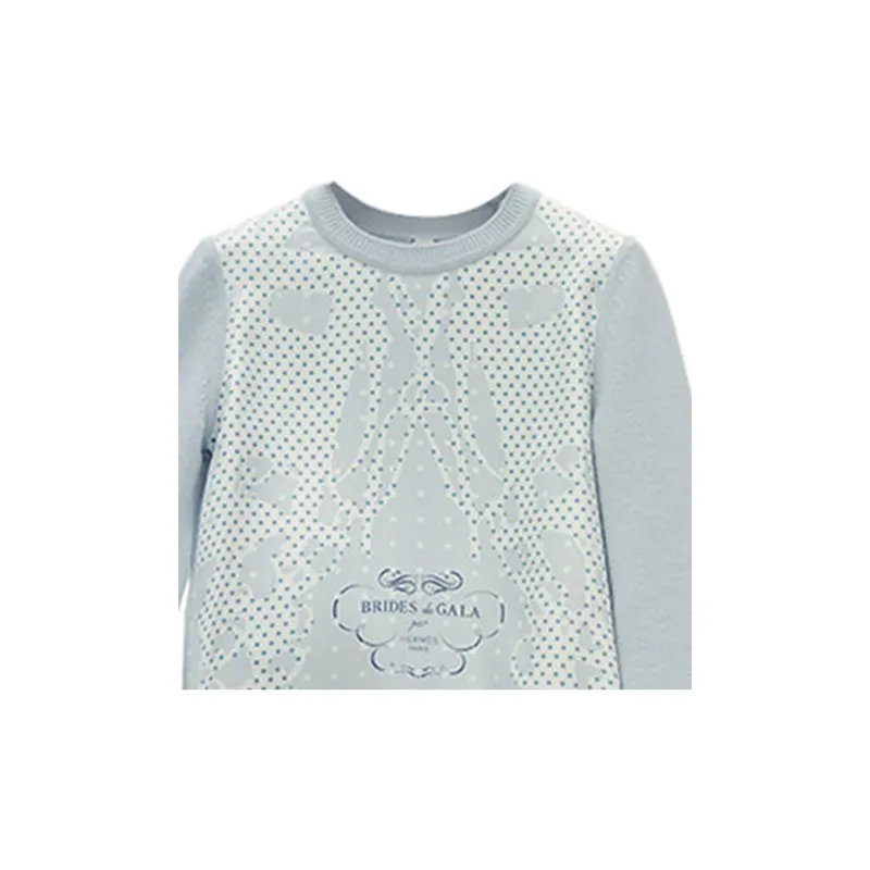 HERMES Sweatshirts Women's Blue-3
