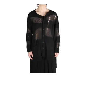 Yohji Yamamoto Pour Homme Panelled Cardigan