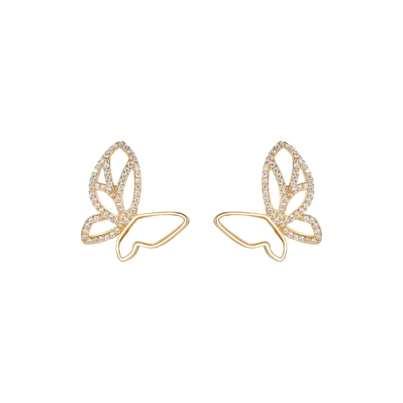 WAW Gold Plated Copper Earrings Women's-0