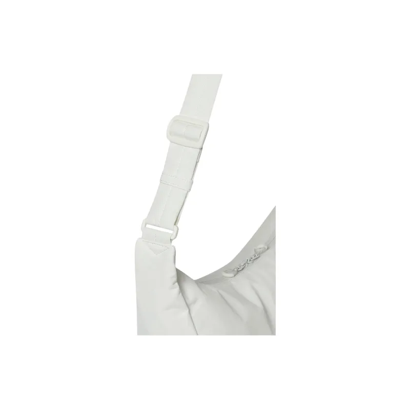 FILA Nylon Crescent Bag Shoulder Bag Unisex White-2