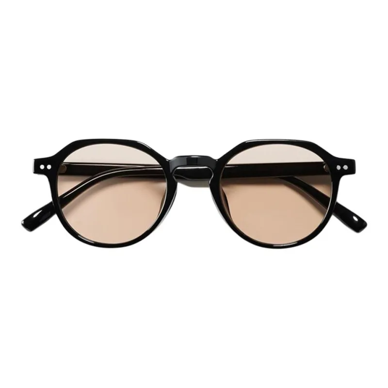 UNIQLO Round Sunglasses Unisex Black-0