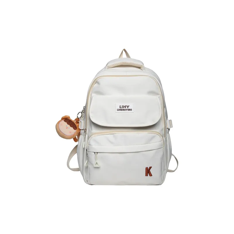 URBAN FOREST Nylon Backpack Women's White/Black/Yellow/Blue-0