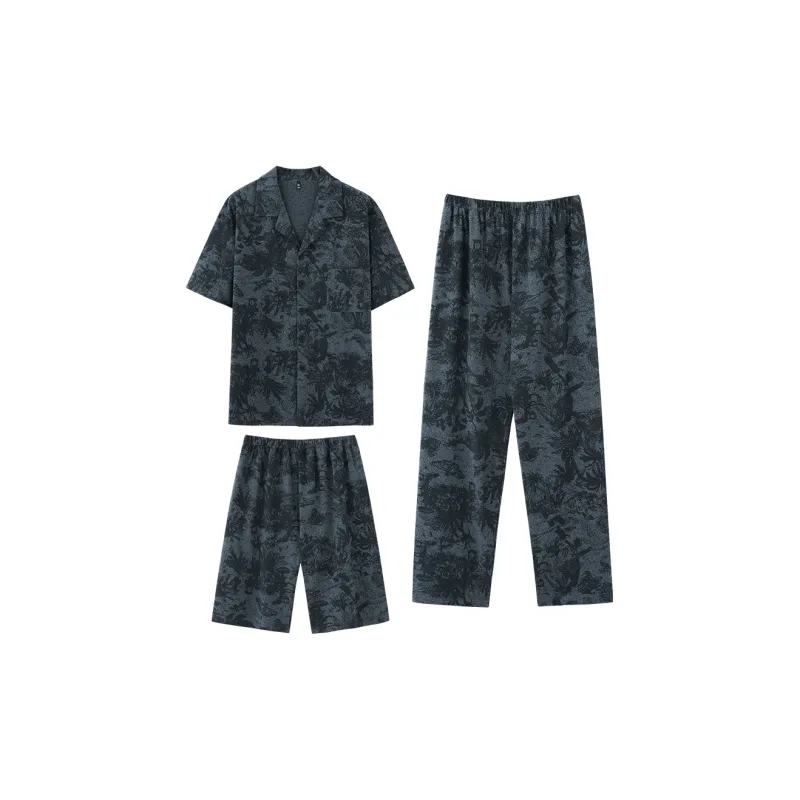 MADALLO Pajama Set Men's Peacock Green-0