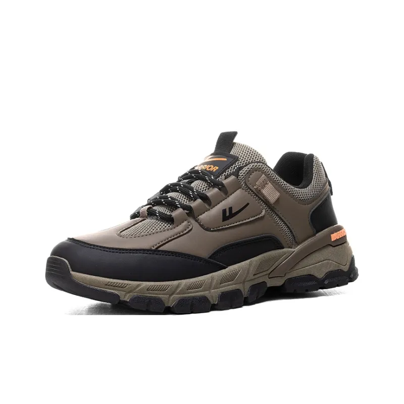 Warrior Rebound Height Increasing Grip Abrasion Resistant Breathable Slip Resistant Low Top Hiking Shoes Men's-16