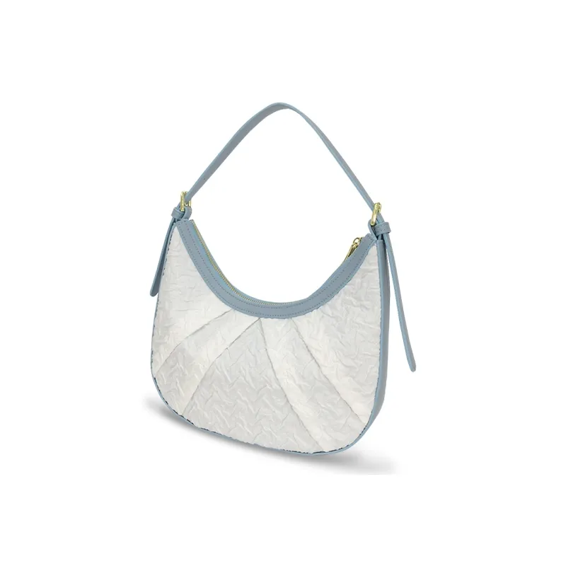 MACK JODAER Synthetic Leather Handbag Women's Light Blue-4