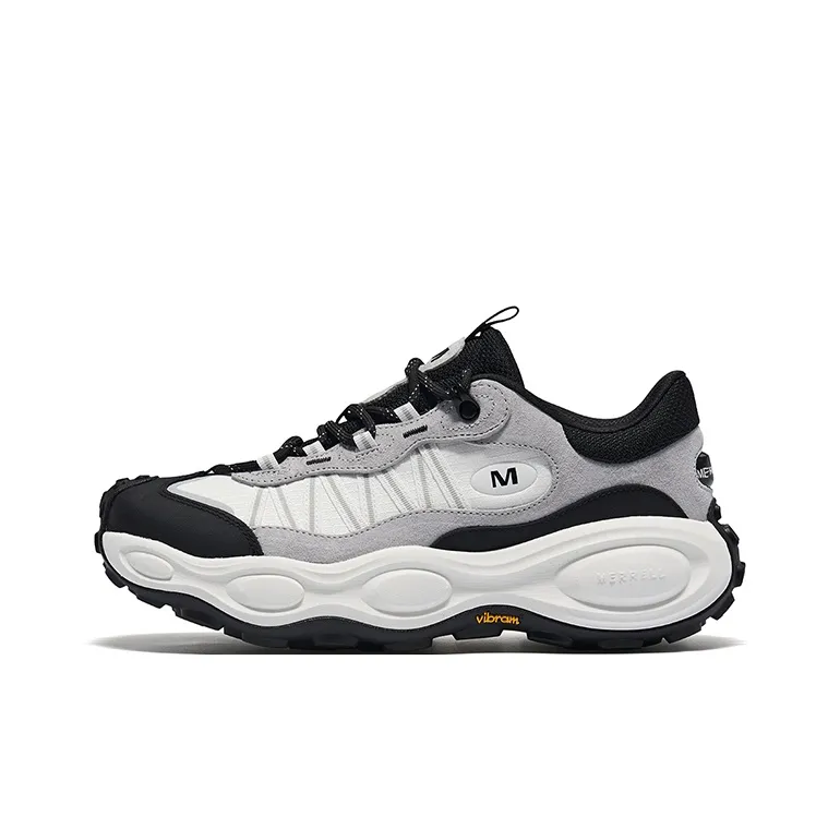 MERRELL Anti Slip Wear Resistant Low Top Trekking Shoes Unisex Black White-0