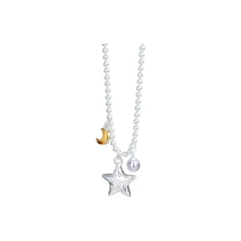 Heart Grass S925 Silver Necklaces Women's