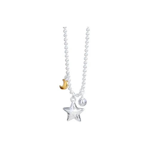 Heart Grass S925 Silver Necklaces Women's