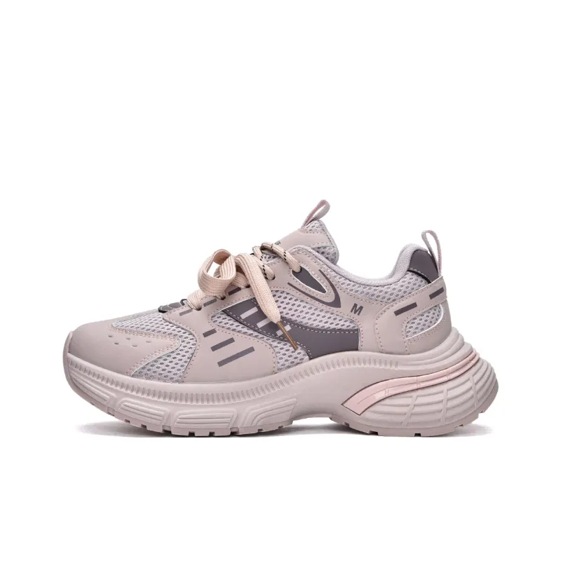MISTERY Support Wear-Resistant Slip-Resistant Low-Top Chunky Sneakers Women's-12