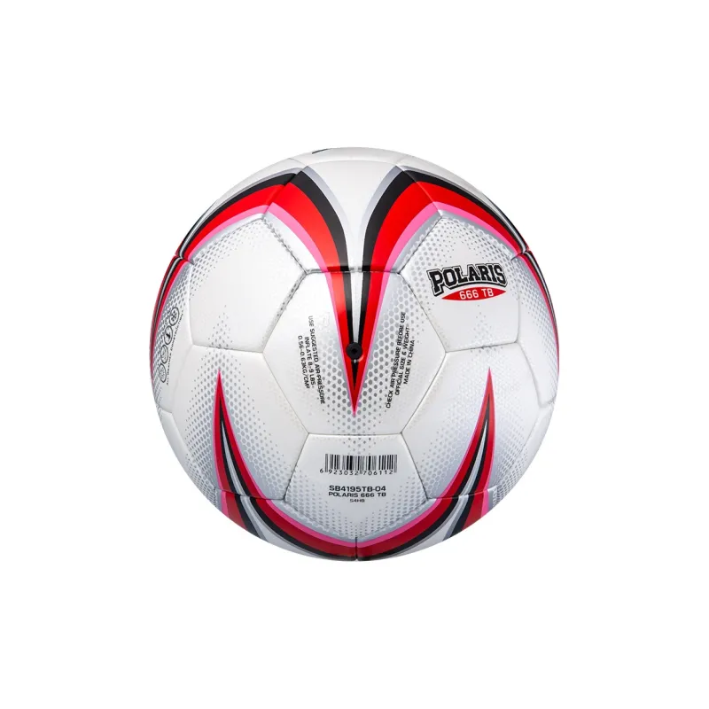 Star Size 5 Soccer PU Seamless Thermal bonding Unisex Red White-7