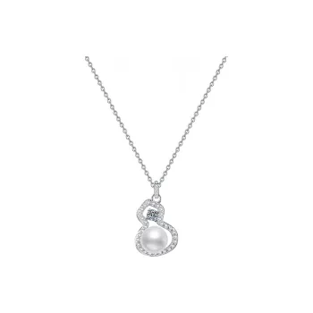 Heart Grass S925 Silver Necklaces Women's