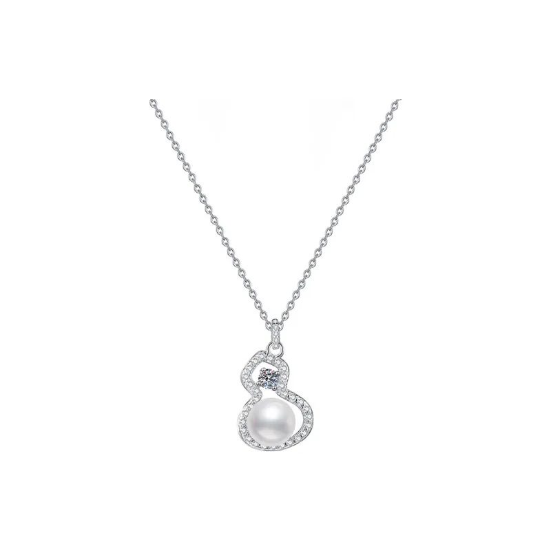 Heart Grass S925 Silver Necklaces Women's-0