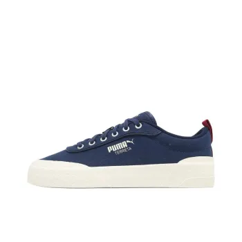 PUMA Anti Slip Wear Resistant Low Top Canvas Shoes Unisex Dark Blue