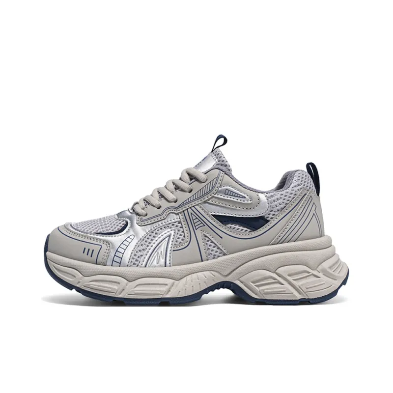 Baibianzhiheren Breathable And Lightweight Low Top Chunky Sneakers Women's-9