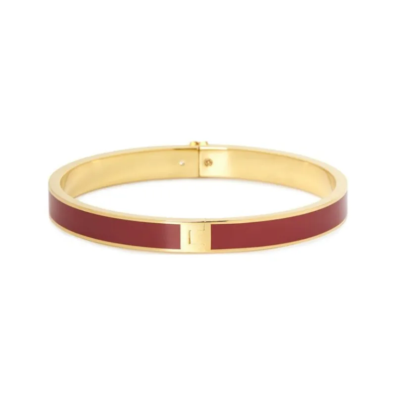 TORY BURCH Enamel Brass Bangles Women's Gold-2