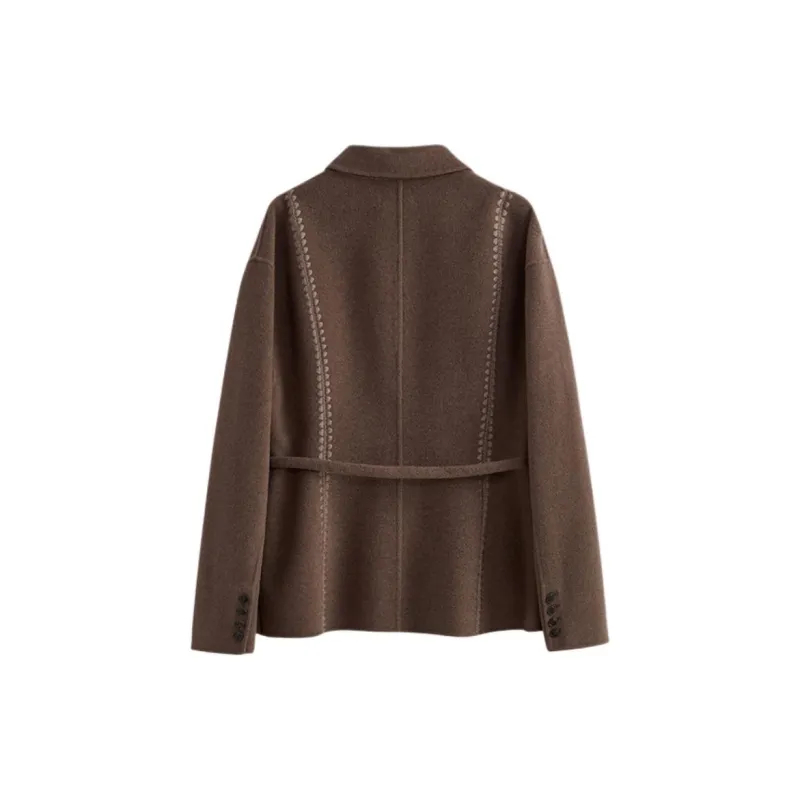 JASON WU Jackets Coats Women's Dark Khaki-1